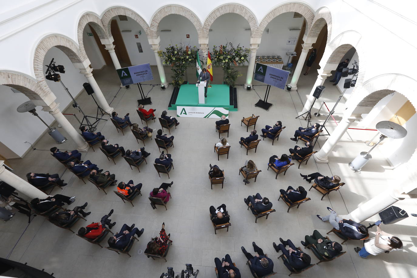 La entrega de las Banderas de Andalucía en Córdoba, en imágenes