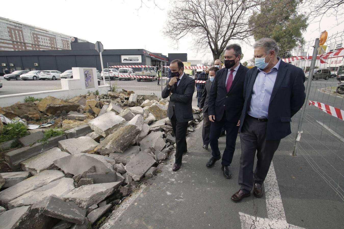 Nueva inversión de 600.000 euros para reurbanizar la calle Aviación en el polígono Calonge de Sevilla