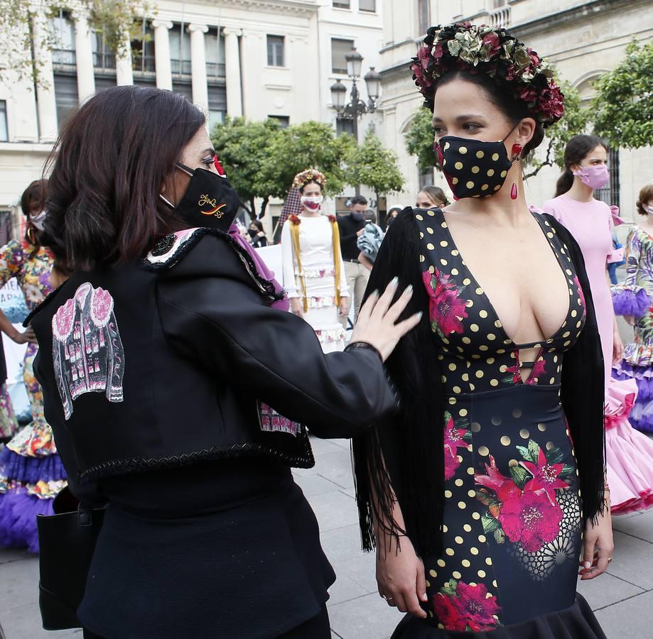 En imágenes, la moda flamenca solicita ayudas para sobrevivir a la pandemia