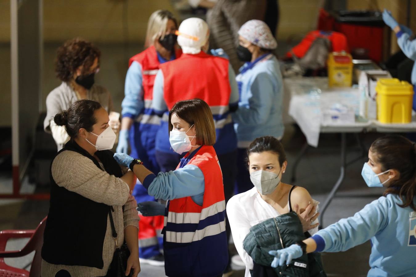 Vacunación contra el Covid de los docentes en Córdoba, en imágenes