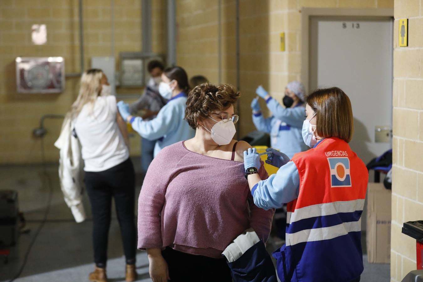 Vacunación contra el Covid de los docentes en Córdoba, en imágenes