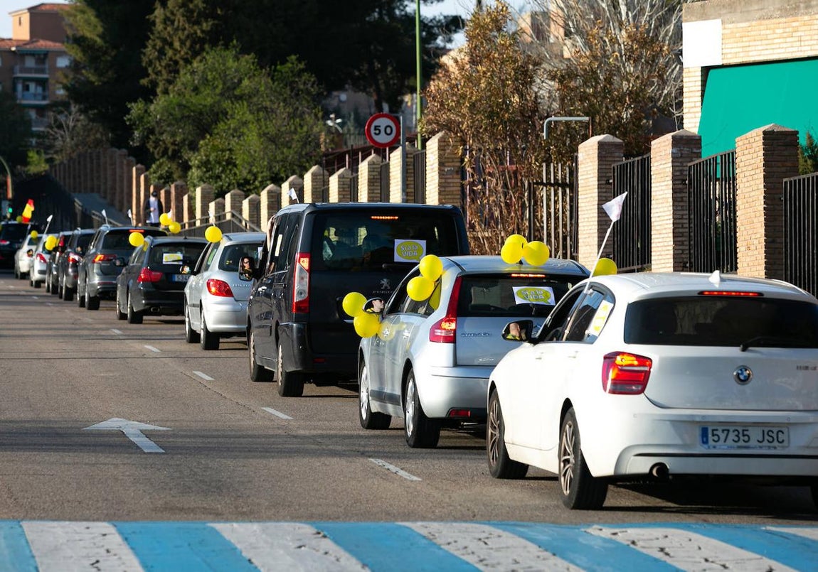 La marcha por la mujer y la vida de Toledo, en imágenes