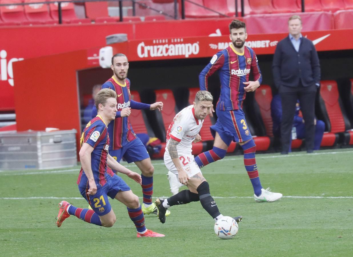 Las mejores imágenes del partido entre el Sevilla F.C. y el Barcelona