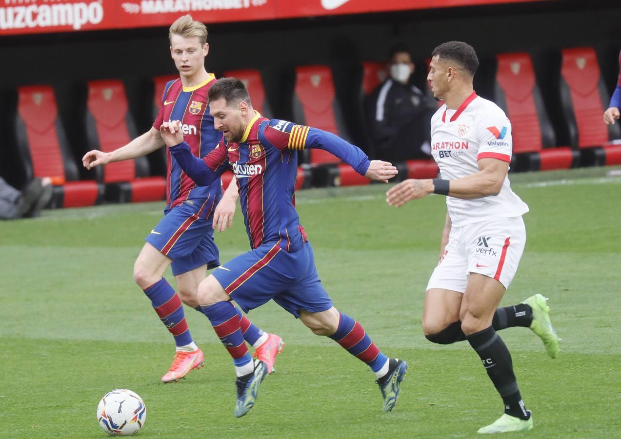 Las mejores imágenes del partido entre el Sevilla F.C. y el Barcelona