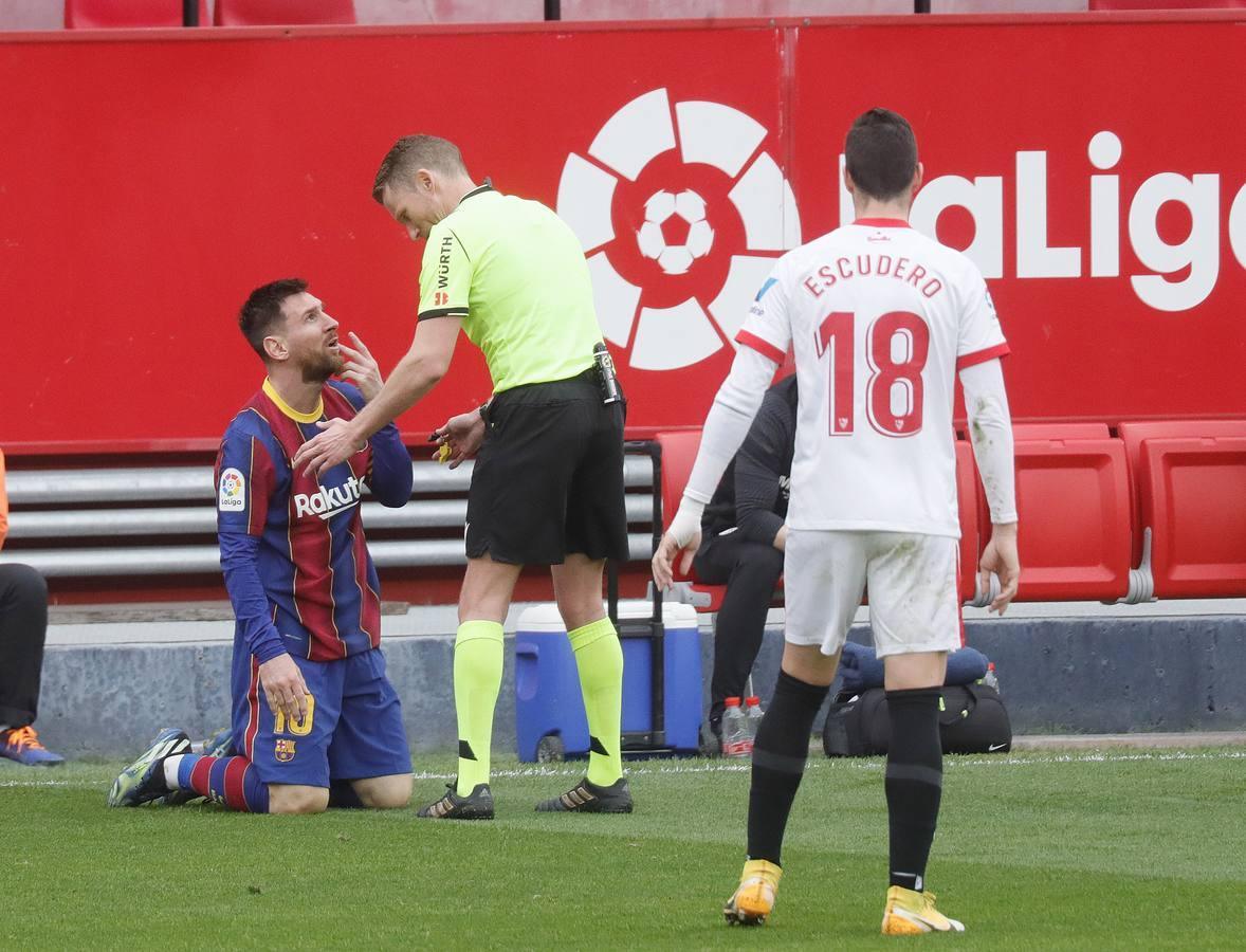 Las mejores imágenes del partido entre el Sevilla F.C. y el Barcelona