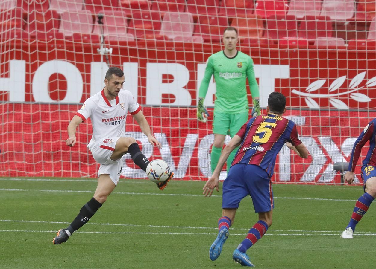 Las mejores imágenes del partido entre el Sevilla F.C. y el Barcelona