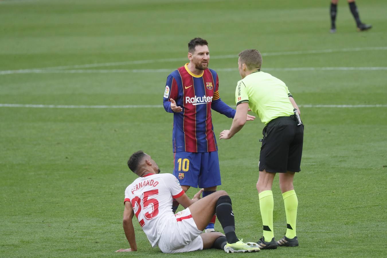 Las mejores imágenes del partido entre el Sevilla F.C. y el Barcelona