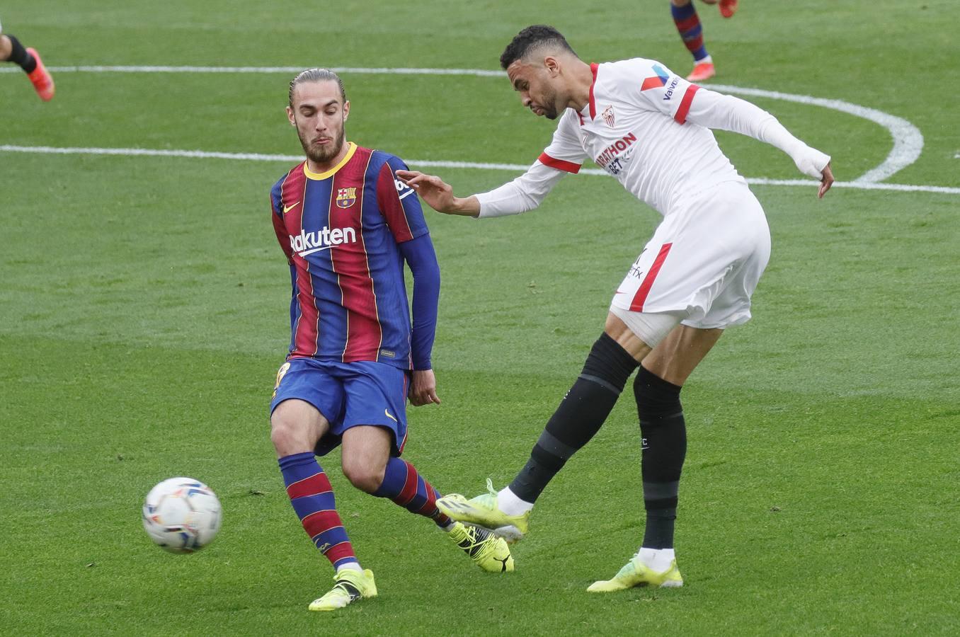 Las mejores imágenes del partido entre el Sevilla F.C. y el Barcelona