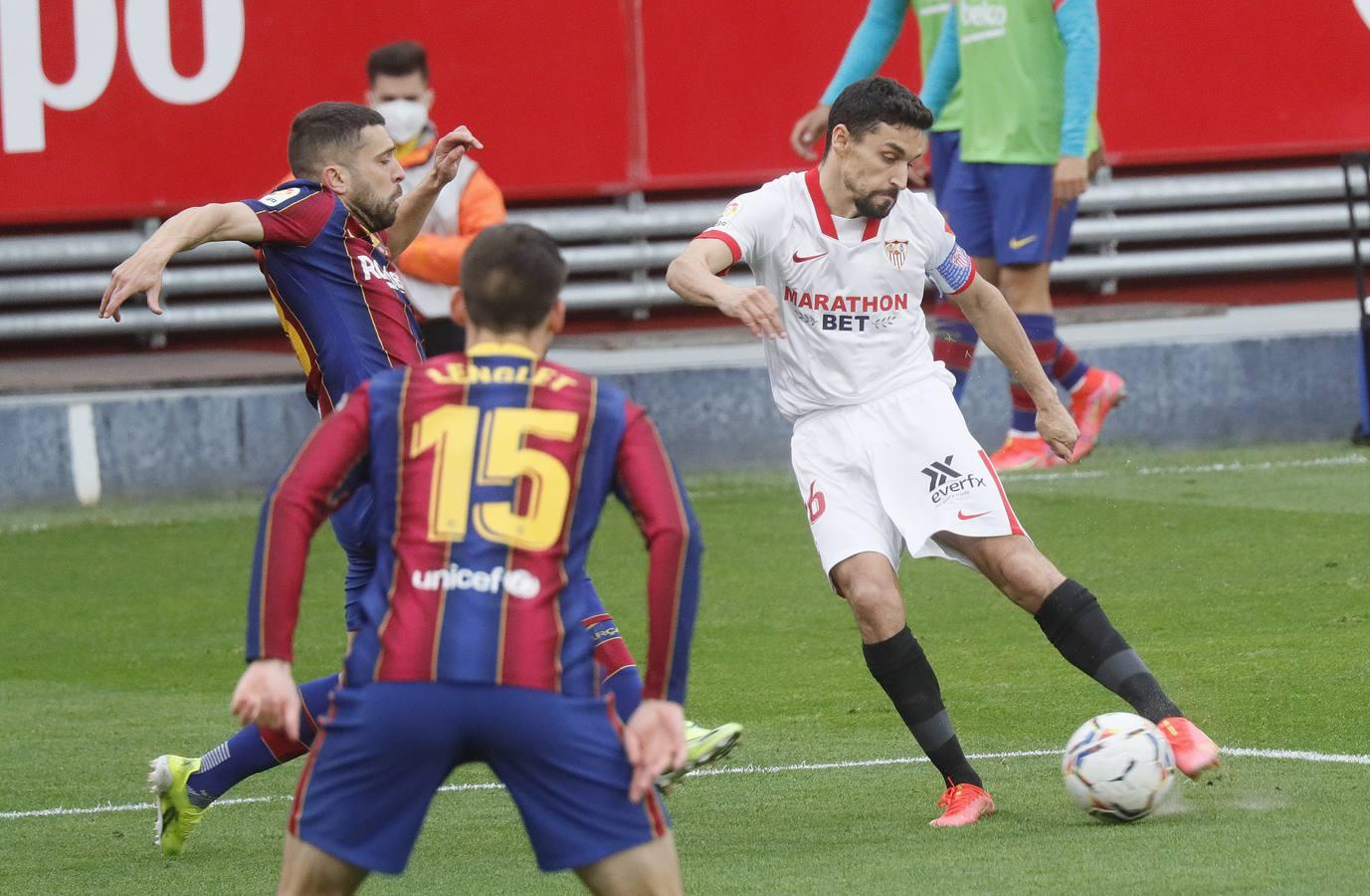 Las mejores imágenes del partido entre el Sevilla F.C. y el Barcelona