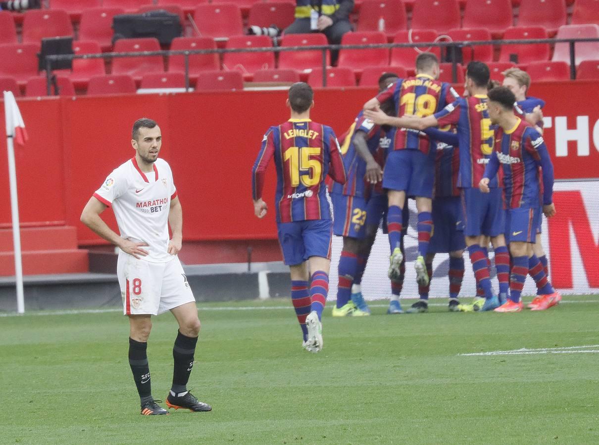 Las mejores imágenes del partido entre el Sevilla F.C. y el Barcelona