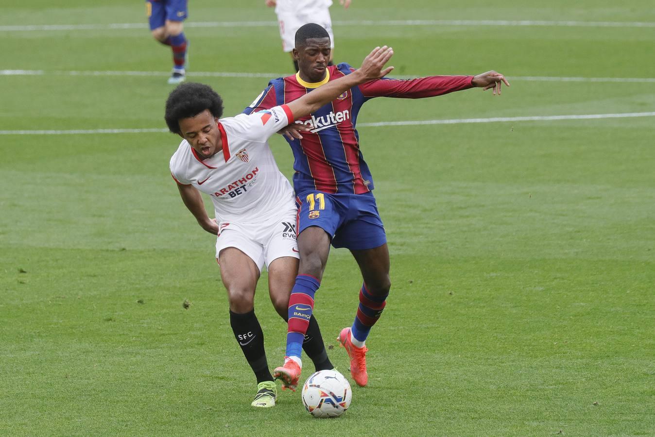 Las mejores imágenes del partido entre el Sevilla F.C. y el Barcelona