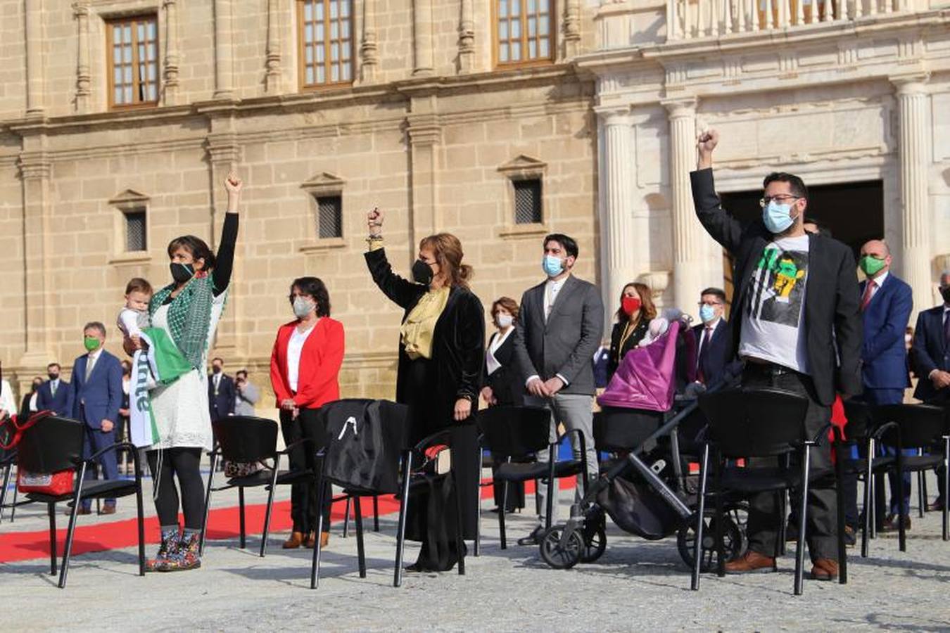 El acto institucional de celebración del 28-F en el Parlamento de Andalucía, en imágenes