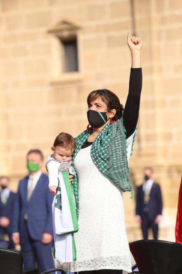 El acto institucional de celebración del 28-F en el Parlamento de Andalucía, en imágenes