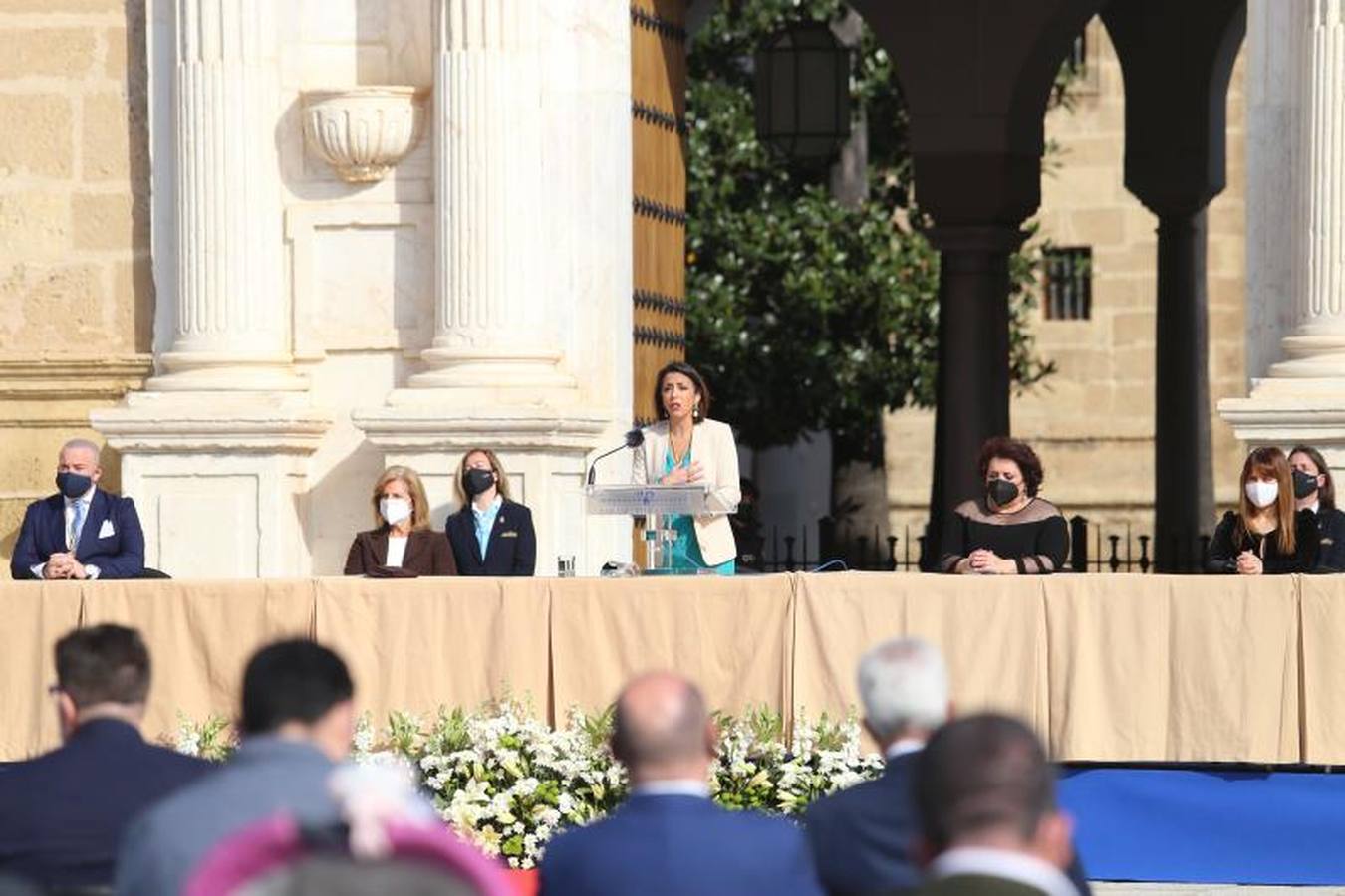 El acto institucional de celebración del 28-F en el Parlamento de Andalucía, en imágenes