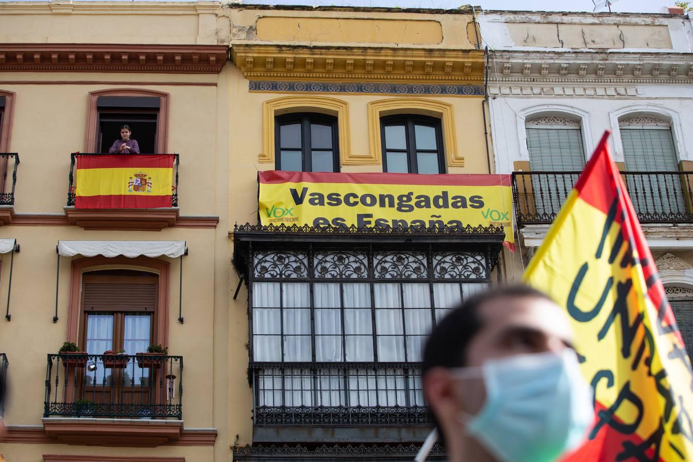 En imágenes, acto de Vox en la Plaza de San Francisco de Sevilla