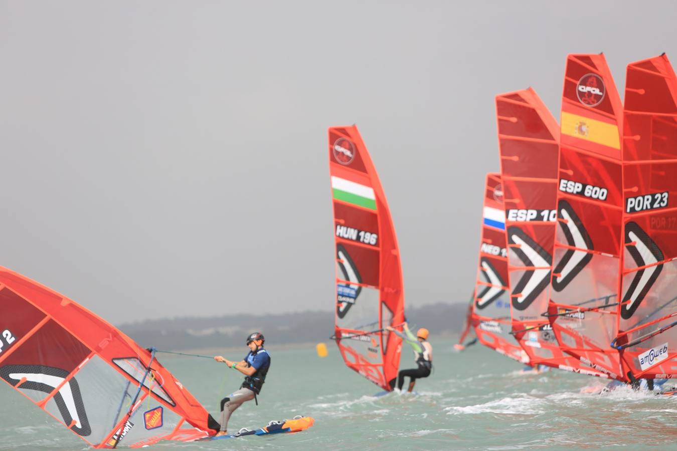 FOTOS: La Semana Olímpica Andaluza de vela, en la Bahía de Cádiz