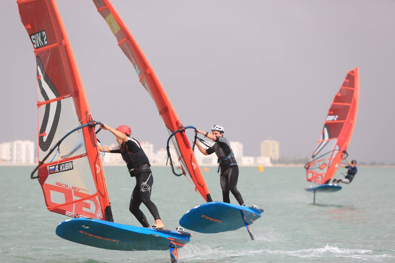 FOTOS: La Semana Olímpica Andaluza de vela, en la Bahía de Cádiz