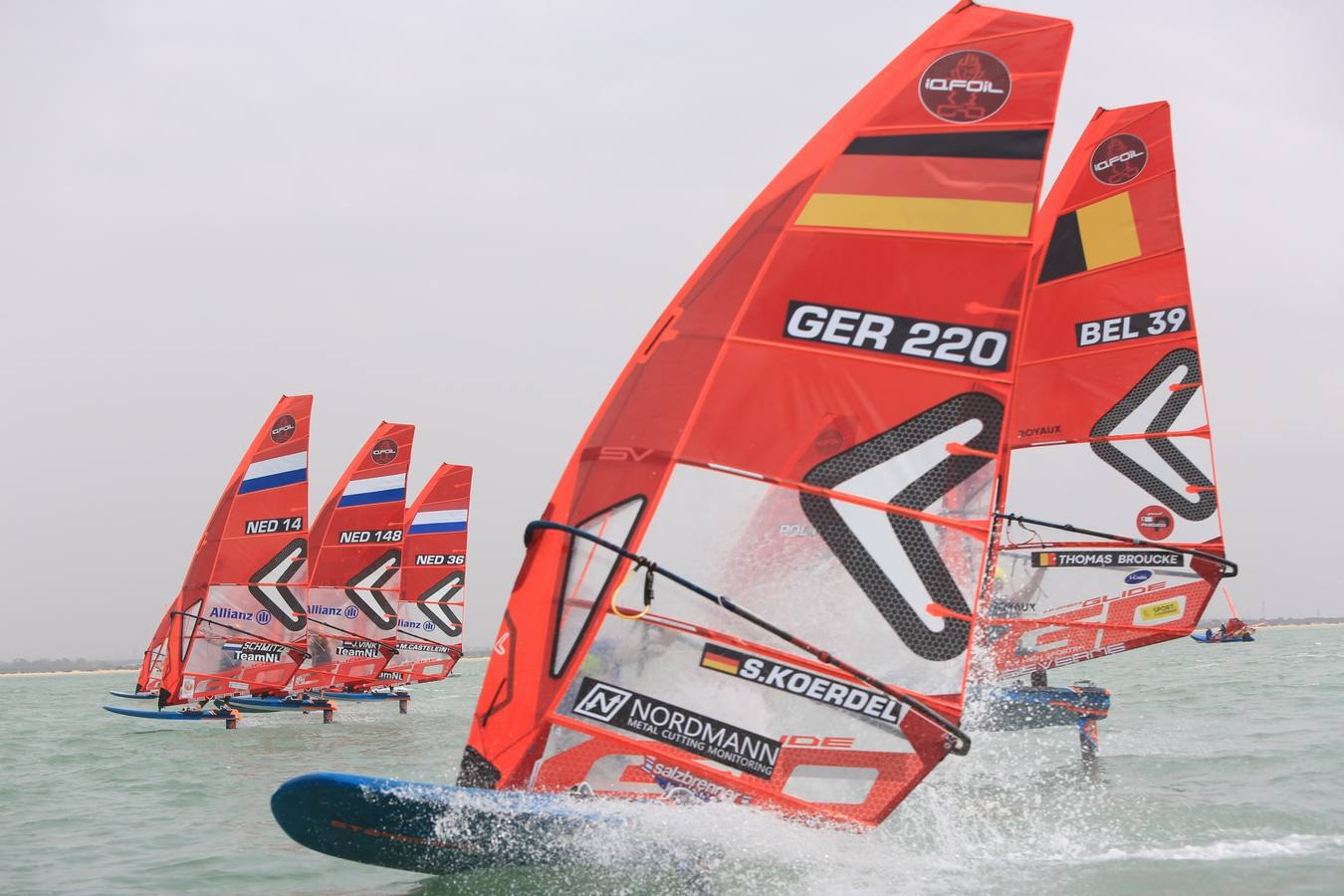 FOTOS: La Semana Olímpica Andaluza de vela, en la Bahía de Cádiz