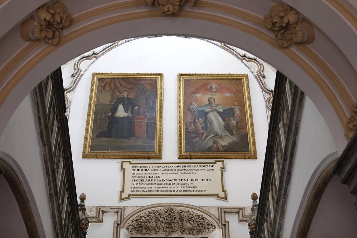 El patrimonio del Colegio de La Inmaculada de Córdoba, en imágenes