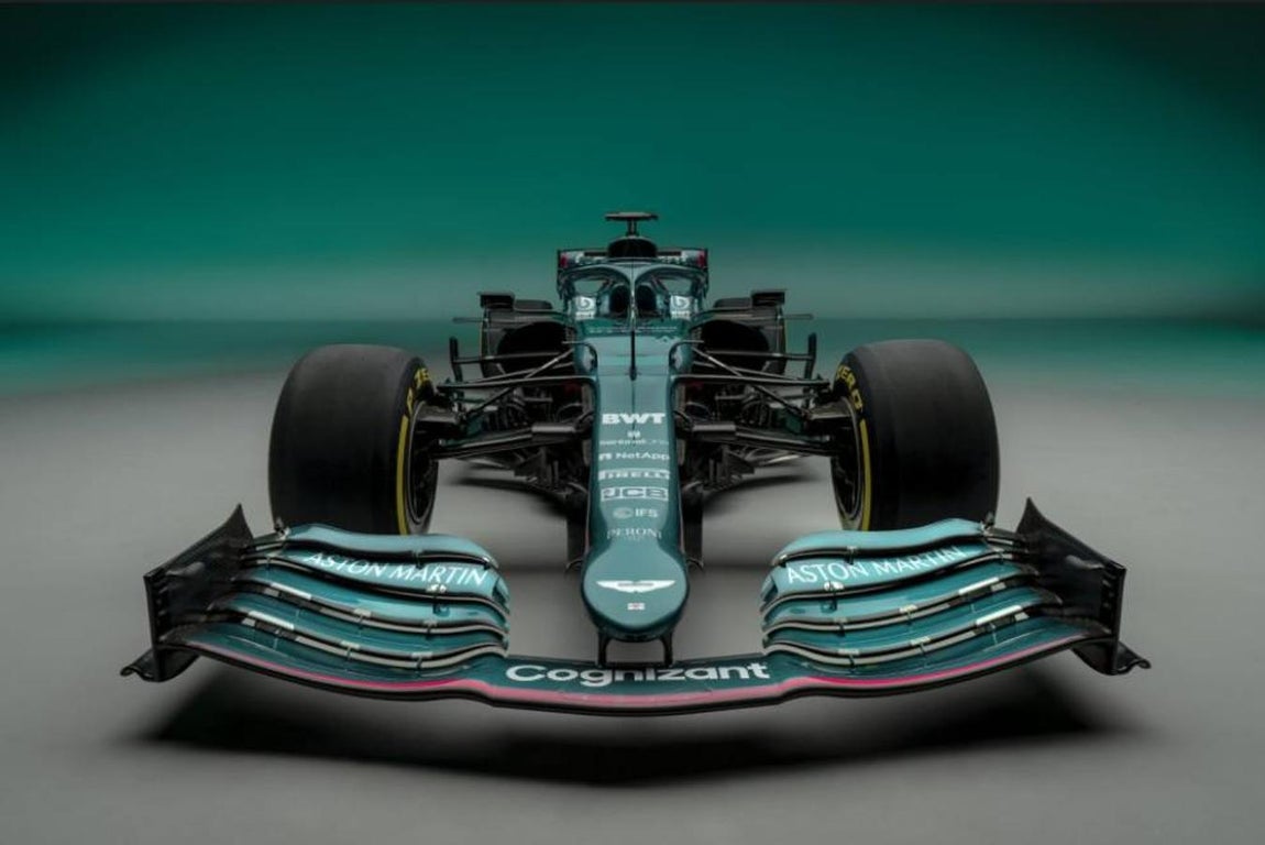 Aston Martin Cognizant Formula One Team. Pilotos: Sebastian Vettel y Lance Stroll.