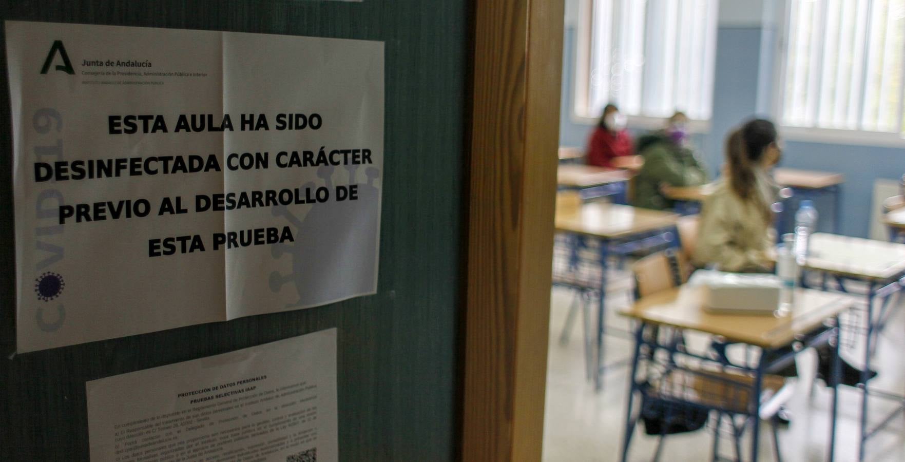 Fotogalería: Opositar a la Junta en plena pandemia covid