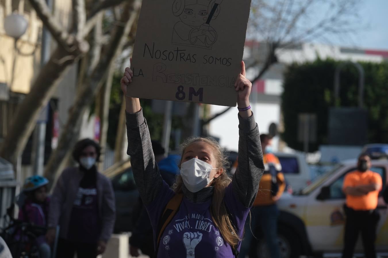 FOTOS: El 8-M, día de la mujer en Cádiz