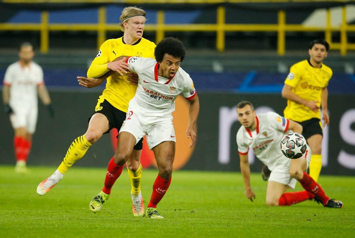 Las mejores imágenes del partido entre el Borussia Dortmund y Sevilla F.C.