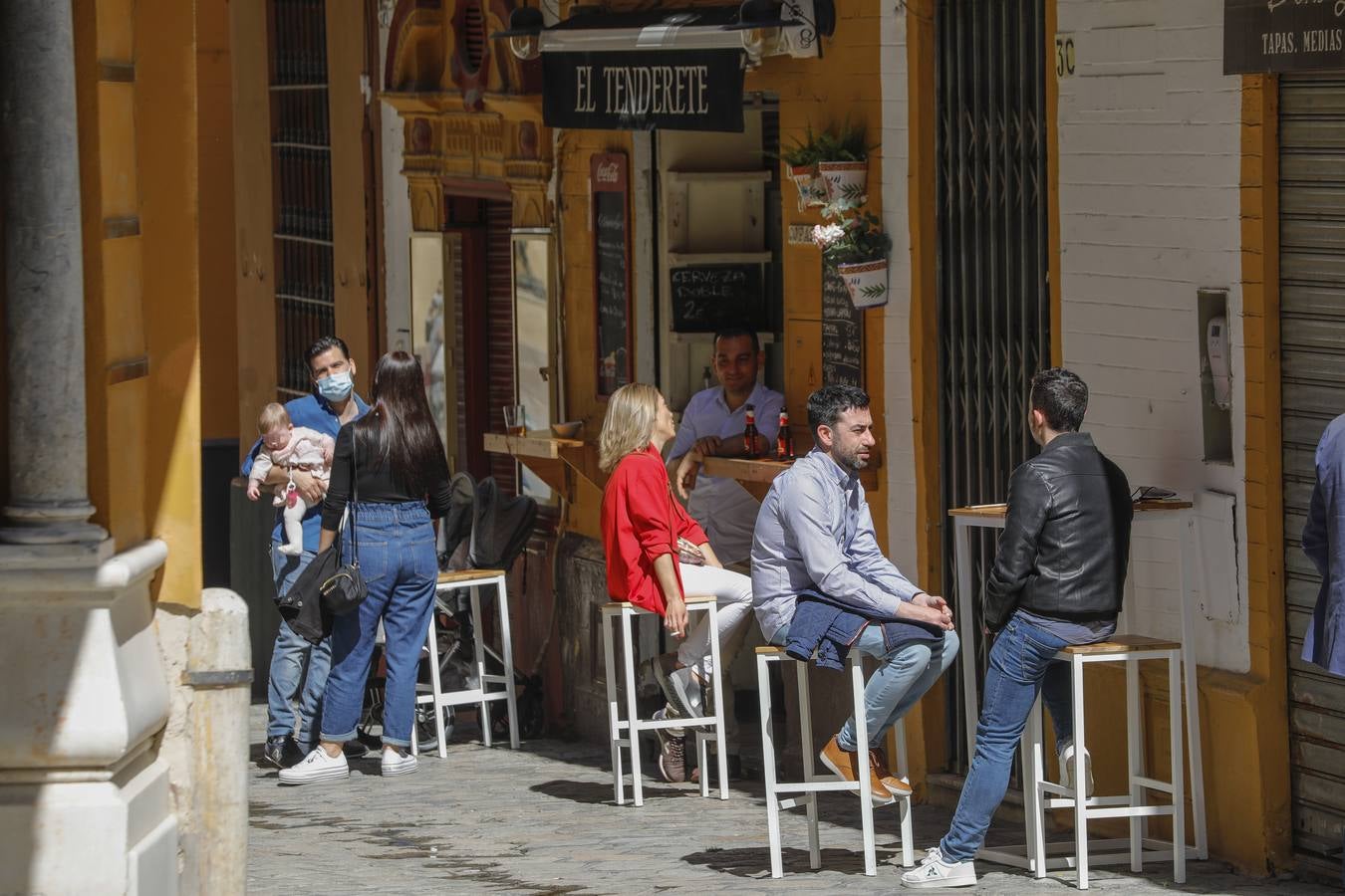 Ambiente en el barrio de Santa Cruz