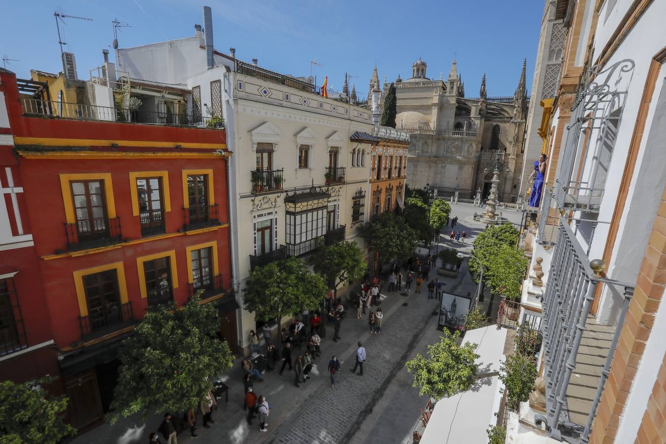 Ambiente en el barrio de Santa Cruz