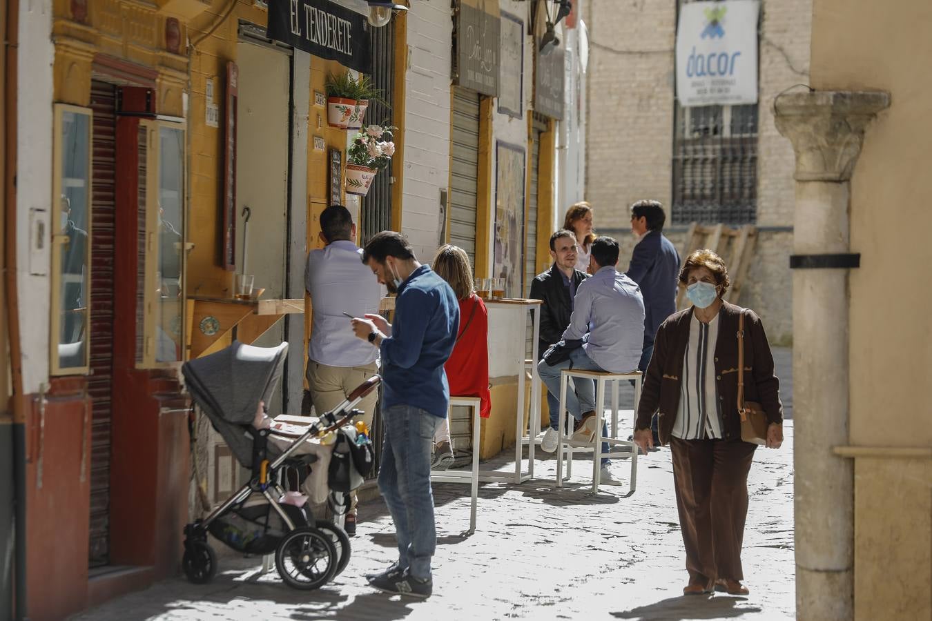 Ambiente en el barrio de Santa Cruz