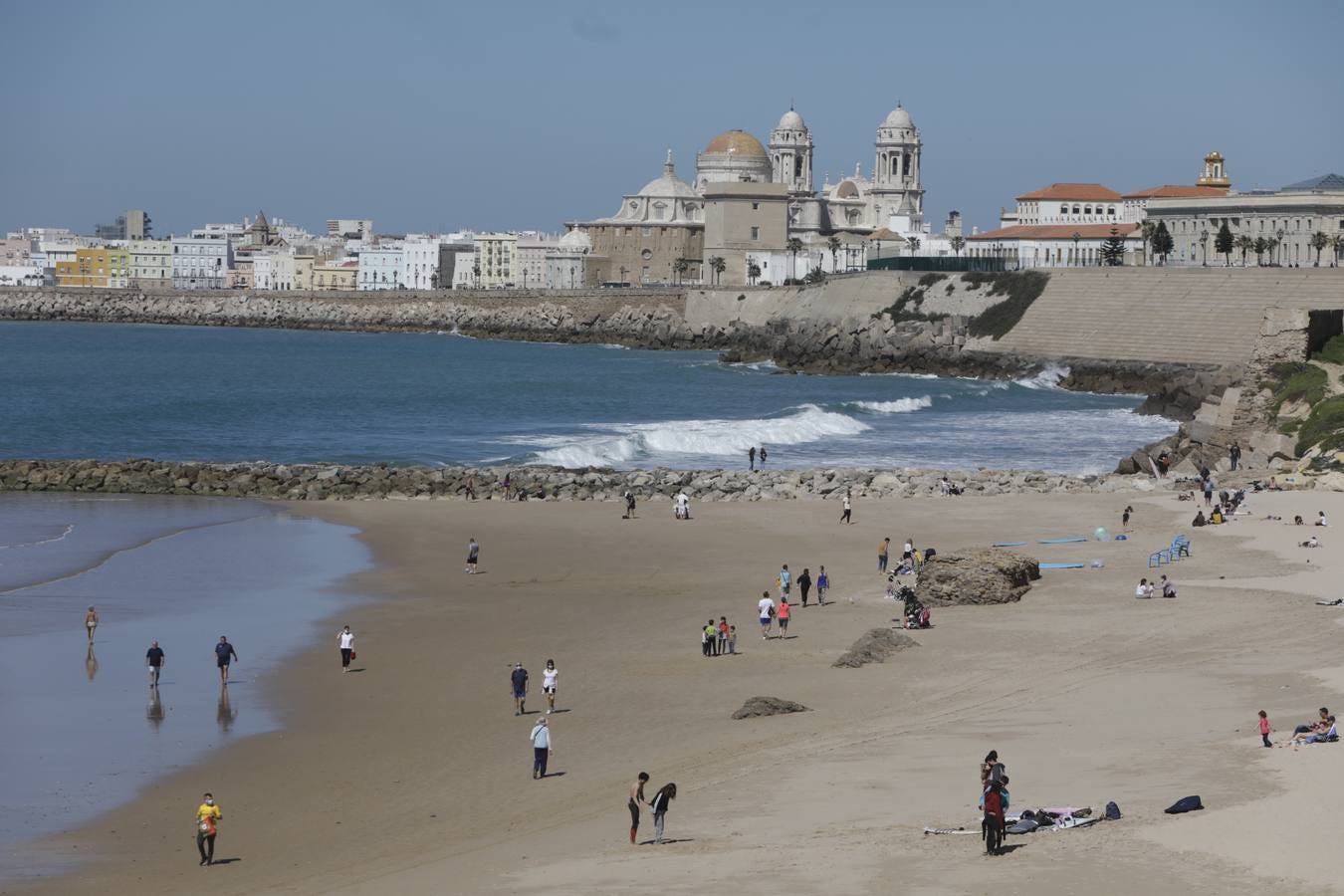 Fotos: ambiente en Cádiz en este primer sábado en el que la provincia está en nivel 2