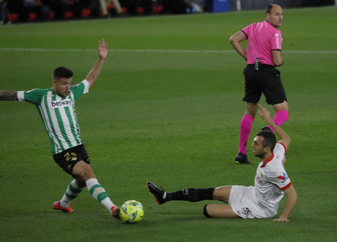 Partido de LaLiga entre el Sevilla y el Betis en el Sánchez-Pizjuán