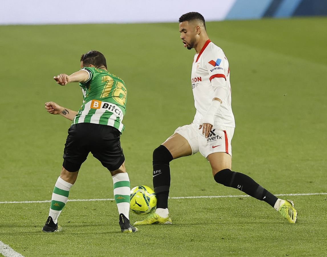 Partido de LaLiga entre el Sevilla y el Betis en el Sánchez-Pizjuán