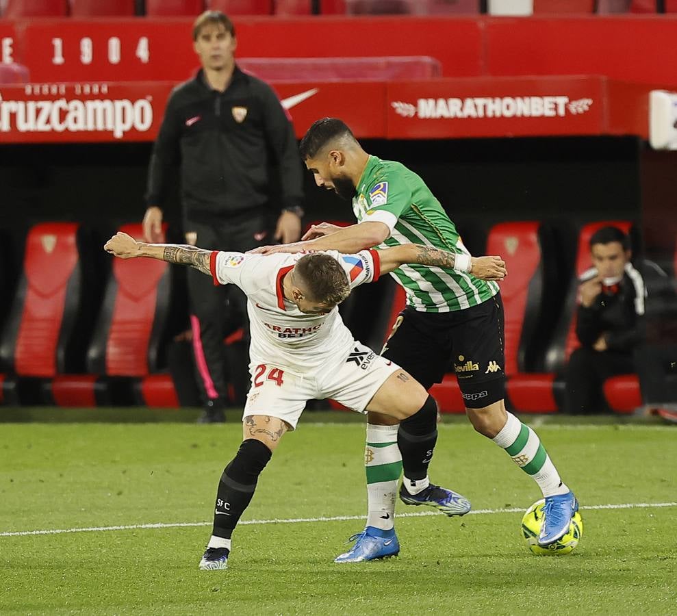 Partido de LaLiga entre el Sevilla y el Betis en el Sánchez-Pizjuán