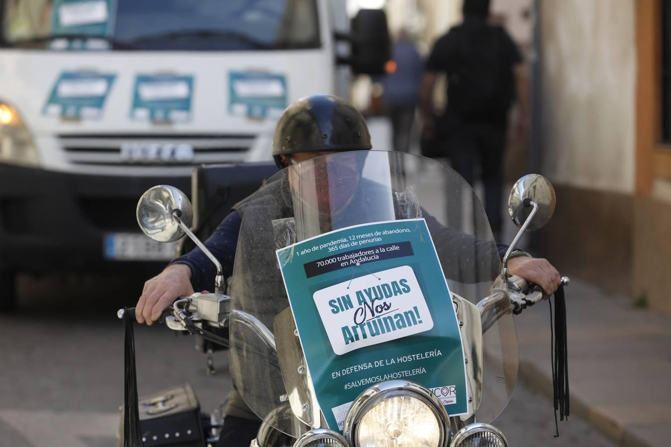 La protesta de los hosteleros de Córdoba, en imágenes