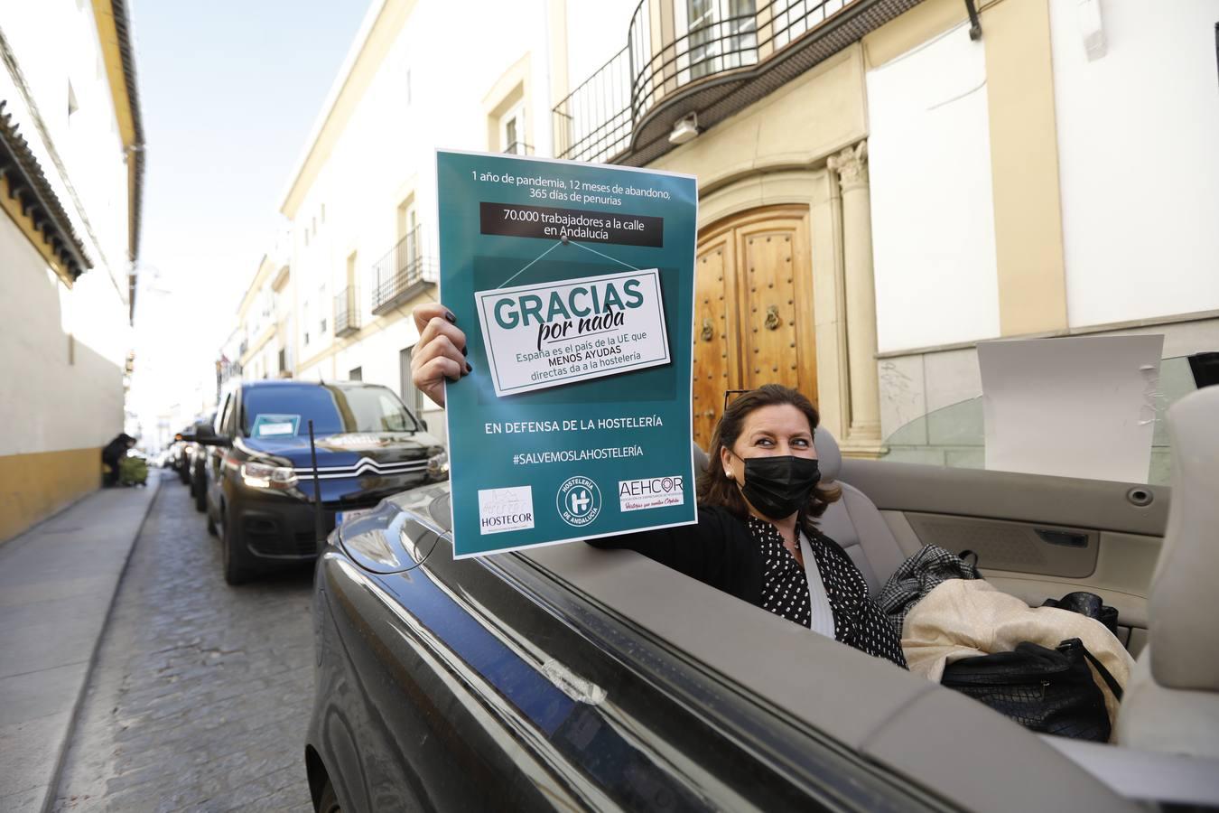 La protesta de los hosteleros de Córdoba, en imágenes