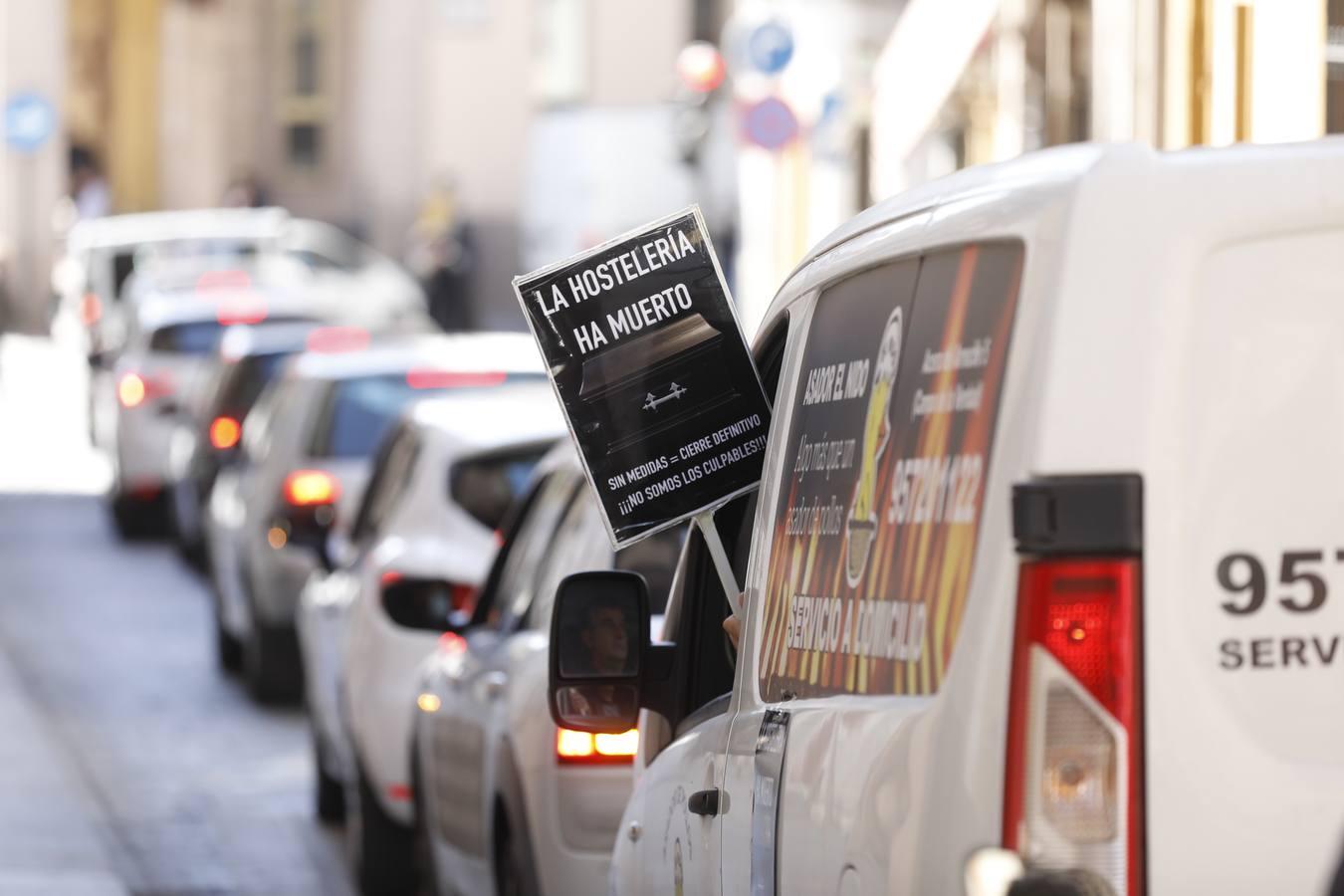 La protesta de los hosteleros de Córdoba, en imágenes