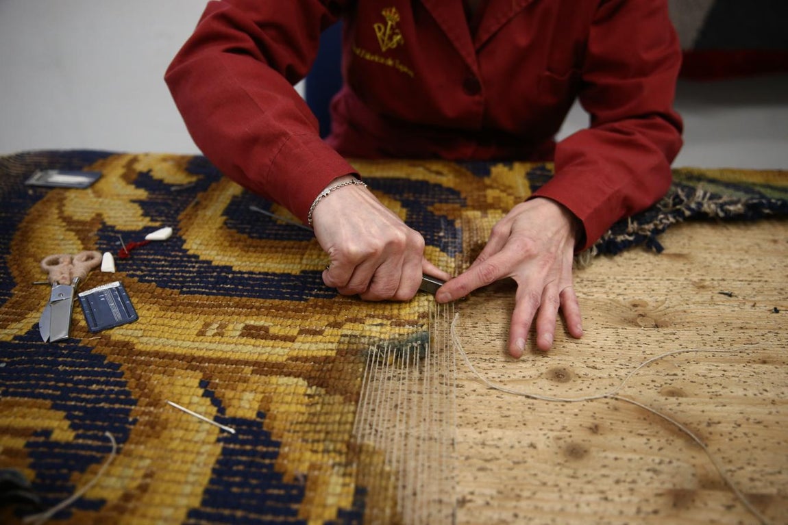 Tres siglos de historia de la Real Fábrica de Tapices, en imágenes