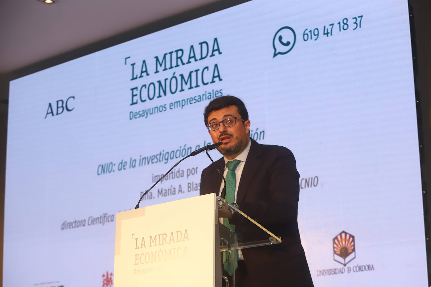 Fotogalería: María Blasco en la Mirada Económica de ABC Córdoba