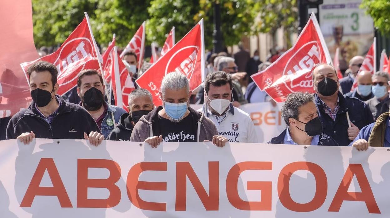 Fotogalería: Los trabajadores de Abengoa se movilizan por su empleo