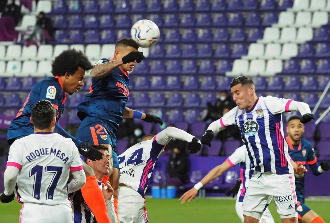 Fotogalería del partido entre el Valladolid y el Sevilla F.C.