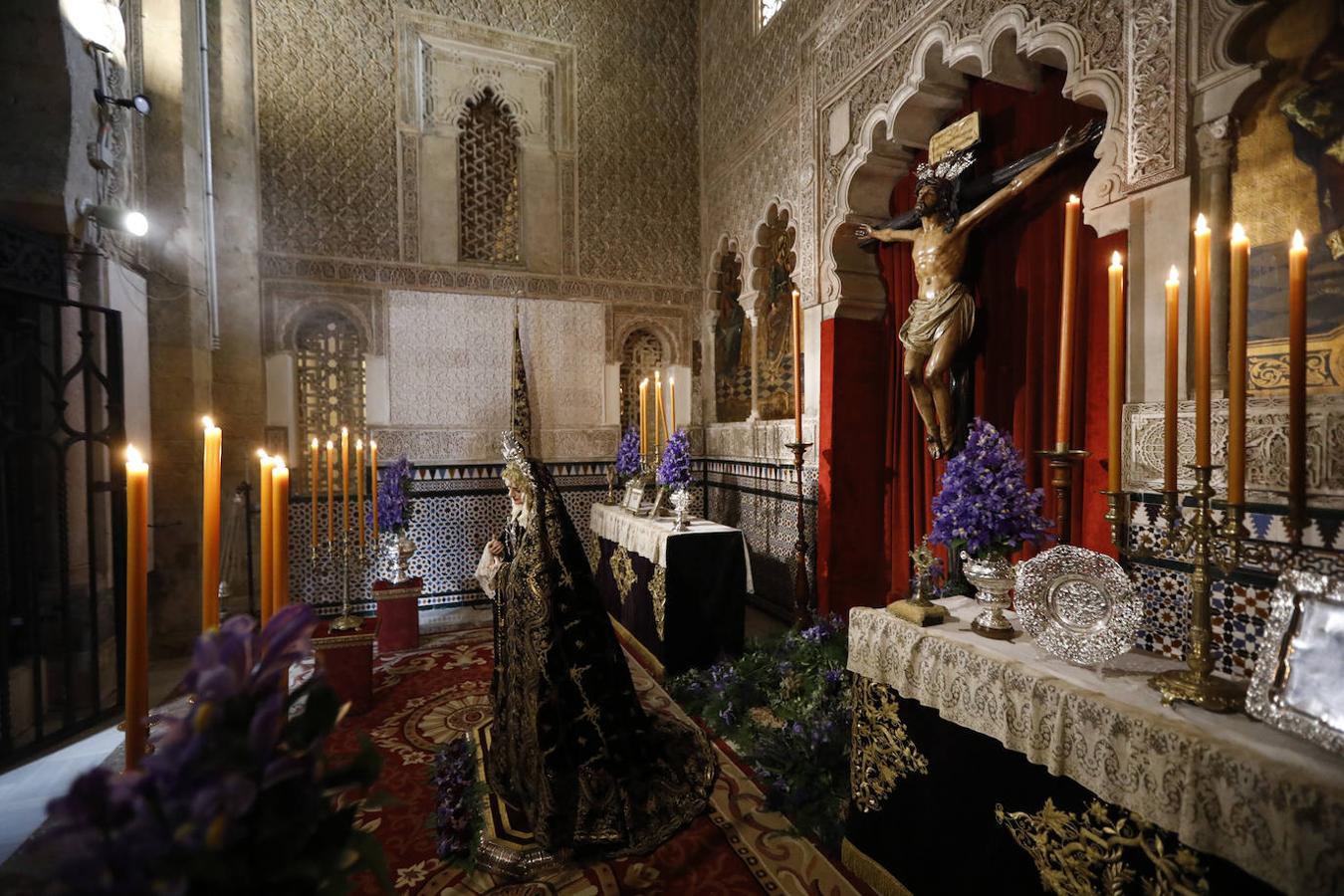 La veneración al Cristo de la Expiración y la Virgen del Silencio en Córdoba, en imágenes