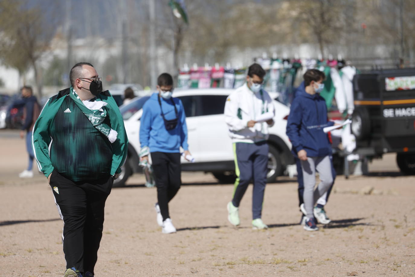 Las mejores imágenes del ambiente en el Córdoba CF - Betis Deportivo