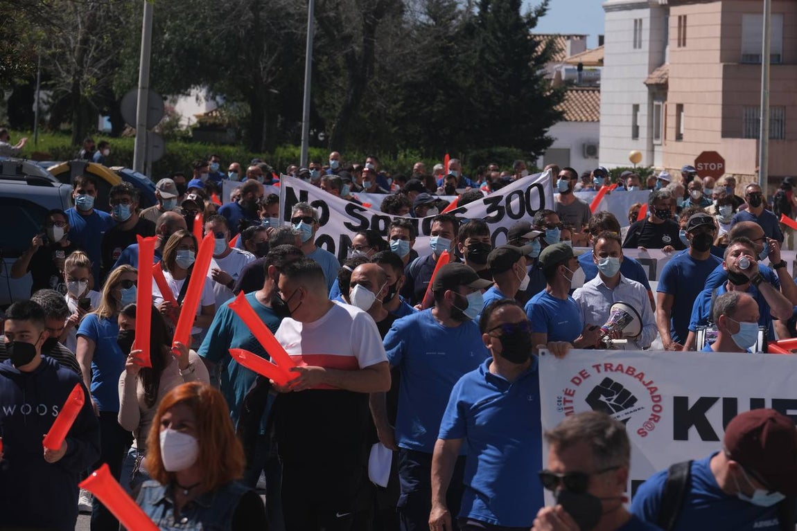 FOTOS: Manifestación de Airbus Puerto Real