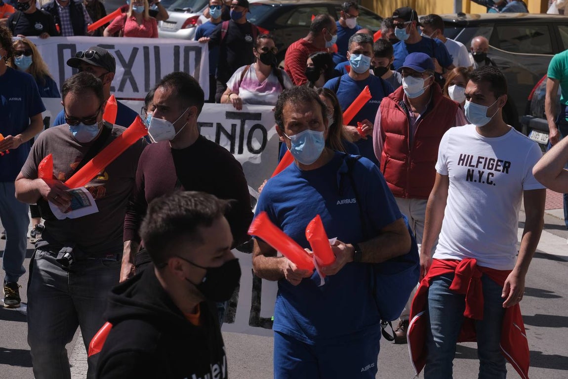 FOTOS: Manifestación de Airbus Puerto Real