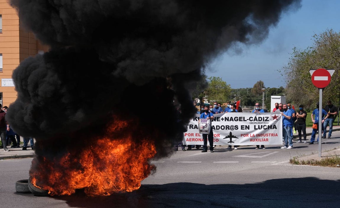 FOTOS: Manifestación de Airbus Puerto Real