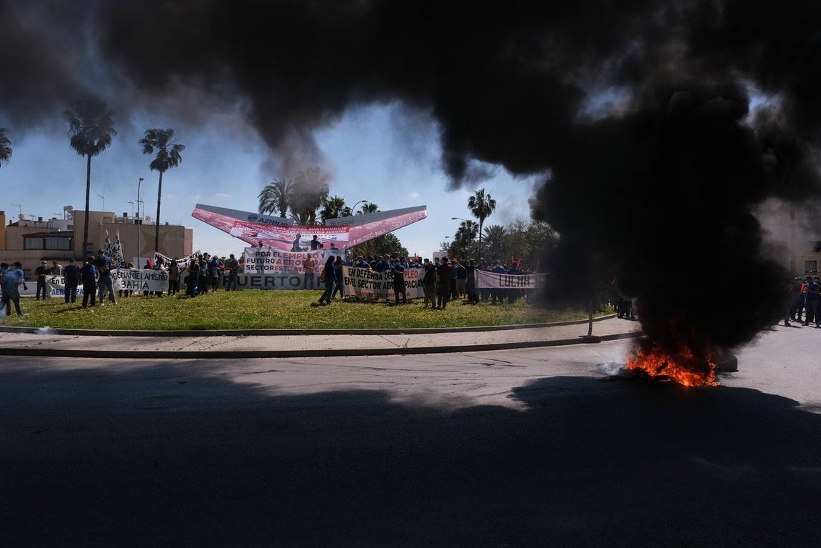 FOTOS: Manifestación de Airbus Puerto Real