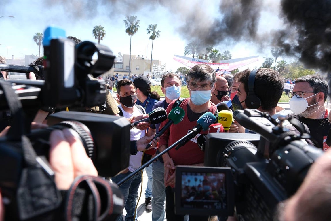 FOTOS: Manifestación de Airbus Puerto Real