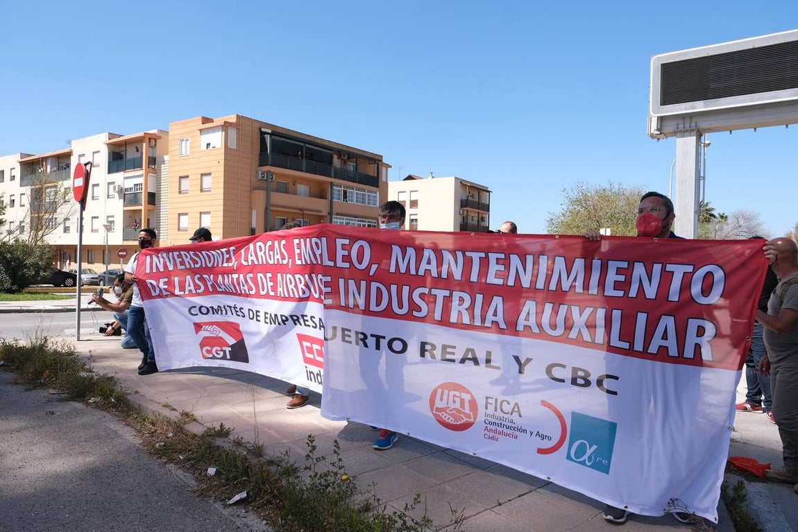 FOTOS: Manifestación de Airbus Puerto Real
