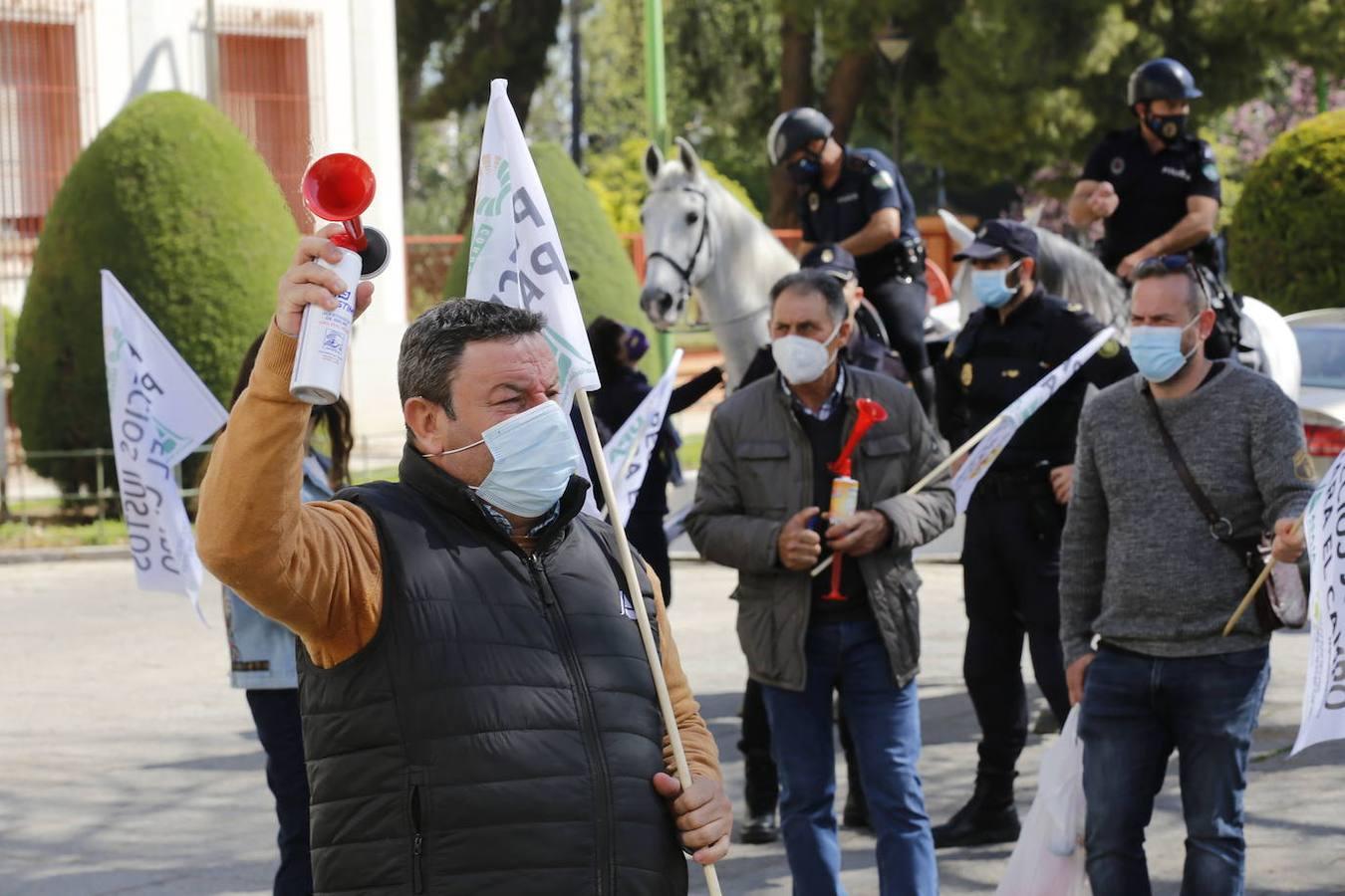 La protesta de los agricultores contra el Gobierno en Córdoba, en imágenes